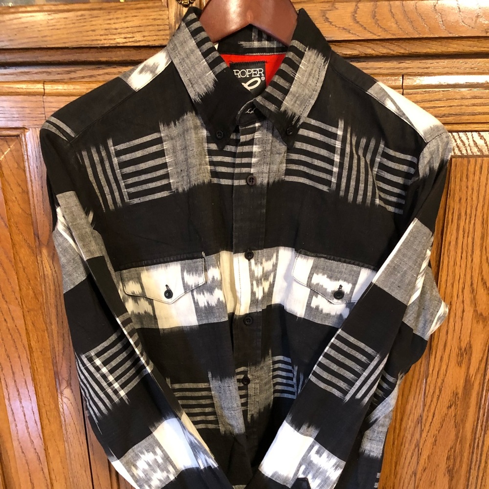 Vintage roper western long sleeve shirt